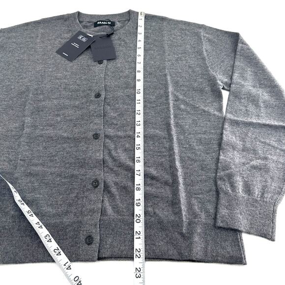 Naadam Women's Granite Fancy Cashmere Classic Cardigan Size M - Picture 9 of 13